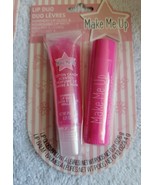 Make Me Up ~ Lip Duo, 2 Pk  ~ COTTON CANDY ~ Lip Gloss .21 oz &amp; Lip Balm... - $8.20 CAD