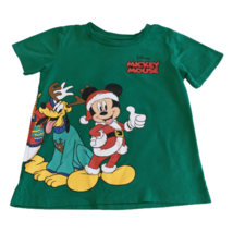 Mickey Mouse and Friends Boys Christmas Graphic T-Shirt Size 4/5 - $18.00