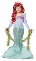 Little Mermaid Dress Up Play Child S 6 - 8 Halloween Costume - £31.55 GBP