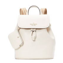 New Kate Spade Rosie Medium Flap Backpack Parchment Multi with Dust bag - $142.41