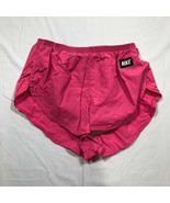 Vintage Nike Running Shorts Womens M Shiny Pink Mid Thigh Lightweight Po... - £58.85 GBP