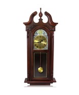 Bedford Clock Collection 38 Inch Grand Antique Chiming Wall Clock with R... - $243.50 CAD