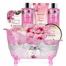 Gift Baskets for Women - Body &amp; Earth Bath and Body Gift Set for Women, Cherry B - £35.13 GBP+