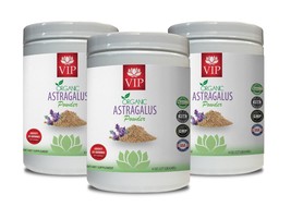 astragalus root - ORGANIC Astragalus Powder - adaptogenic properties 3 Bottles - $58.86