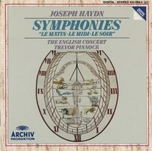 Haydn: Symphonies Le Matin - Le Midi - Le Soir [Audio CD] - €4,87 EUR