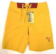 Under Armour Hydro Armour Gold Quick Dry Boardshorts Swim Trunks Men&#39;s NWT - £47.84 GBP
