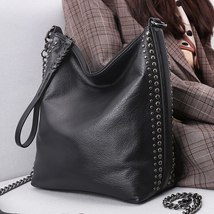 100% Genuine Leather Women&#39;s Shoulder Bag Handbag Messenger Bag Designer Classic - £99.49 GBP