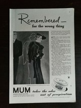 Vintage 1935 Mum Deodorant Cream Full Page Original Ad 122 - $6.64