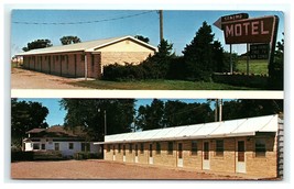 Staehr Motel York NE Nebraska Multi View Vintage Chrome Postcard - £7.74 GBP