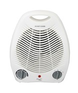 Vie Air 1500W Portable 2 Settings White Office Fan Heater with Adjustabl... - $67.80 CAD