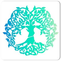 Tree of Life Stencil - Large 12x12 Inch Celtic Leaf Template for Painting on Woo - £19.59 GBP