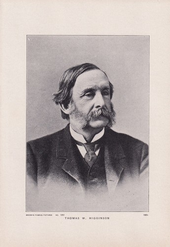 Vintage 8 x 5.5&quot; Print Brown&#39;s Famous Pictures - Thomas W. Higginson - N... - $3.96