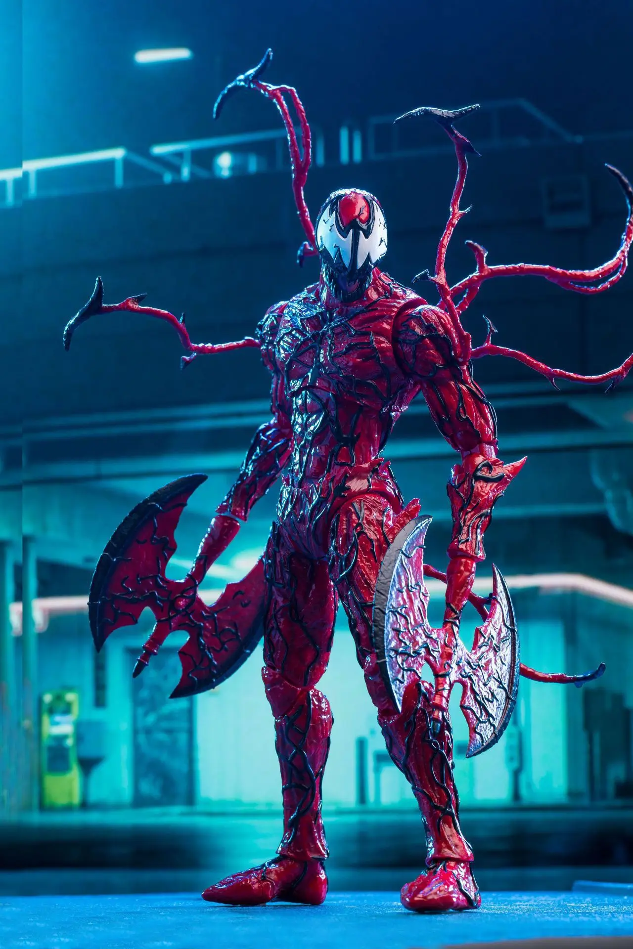 Genuine Marvel Red Carnage in Movie Venom Articulated 1/7 35cm Action Figures - £98.43 GBP