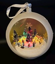 Mr. Christmas Animated Musical Lighted Jumbo 7&quot; Sparkling Ornament Skate... - $93.55