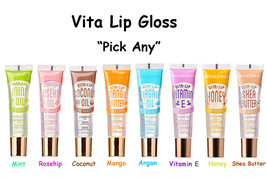 Kiss Broadway Vitamin E Lipgloss Vita Lip Oil Lip Gloss &quot;Pick Any&quot; - £2.83 GBP