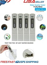TDS meter digital water tester 3-Button Digital TDS Water Quality TDS Tester  - £32.12 GBP