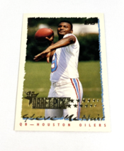 1995 Topps STEVE McNAIR  #430 Rookie Football Card Houston Oilers - $4.00