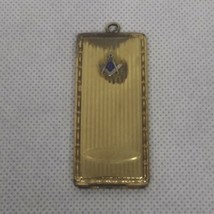 Masonic Locket Clasp Fob Gold Carter Qvarnstrom &amp; Remington - $29.95