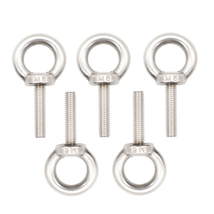 5 Pieces Stainless Steel M8 X 32 Mm Ring Eye Bolts - $297.54 MXN