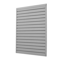 4 x 4 ft Slat Wall Paneling PVC Grey Garage Slatwall with Modular Design - €115,56 EUR