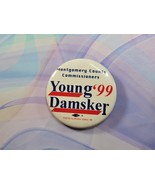Vintage Montgomery County PA Commissioner 1999 Button Young/Damsker 2.25&#39;&#39; - $6.83 CAD