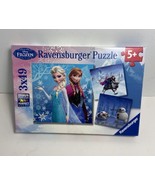 Disney Frozen Winter Adventures Jigsaw Puzzle 3x49 Ravensburger Sealed - $8.19