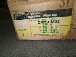 FPE QMQB3322 30A 240V 2P Twin Fusible Switch Unit New Surplus w/ Hardware - $350.00