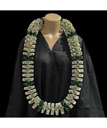 Graduation Money Celebration Lei $50 Bills Folded Dark Green W/gold Beads - $2,200.00 MXN