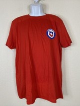 NWOT Gildan Softstyle Men Size L Red Retro Chile Futbol Soccer T Shirt Short Sl - £7.04 GBP