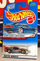 Hot Wheels 1999 First Editions 5 / 26 #911 Olds Aurora GTS-1 Silver w/ Gold WSPs - £2.37 GBP