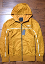 Armani Exchange $280 A|X Men&#39;s Full Zip Gold Fashion Hooded Blouson Jack... - $94.04