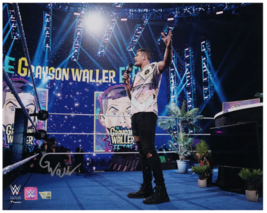 Grayson Waller Autographed WWE Standing In Ring 16&quot; x 20&quot; Photograph Fan... - $49.00