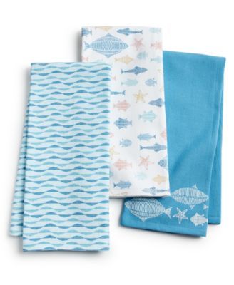 The Cellar Fashion Coastal 3-Pc. Towel Se - $12.00