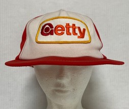 Vintage Getty Oil Patch Hat 947A - $17.41