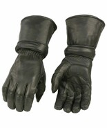 SH-710, Men&#39;s Premium Cowhide Black Motorcycle  Gloves, With Zip Off Cuff - $461.80 MXN+