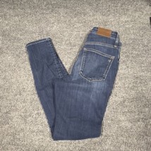 Madewell Denim Jeans Womens Size 25 Blue Curvy High Rise Skinny Leg 25x28 - $30.28