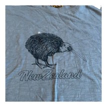 Sea To Sky New Zealand Kiwi Bird Blue Tshirt 2XL XXL Comfy Souvenir Tee - $28.04