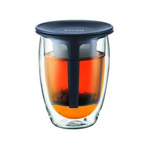 Bodum Tea FOR ONE Glass with Tea Strainer (Double-Walled, Isolated, 0.35... - $47.00