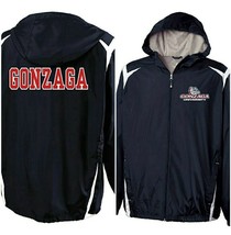 NCAA Gonzaga Bulldogs Youth Unisex Collision Windbreaker Jacket Navy M L XL - £17.65 GBP