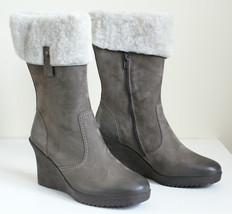 $650 Paul Green Gianni Genuine Lamb Skin Wool Winter Boots Women&#39;s 8.5 - £132.83 GBP