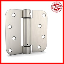 Heavy-Duty 4-Inch Self-Closing Spring Hinges - Pack of 2 in Satin Nickel... - $25.21