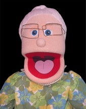 Silly Puppets 25" Granny Grandmother Full Body Puppet w/ Yarn Hair Ventriloquist image 2