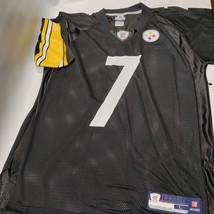 Pittsburgh Steelers Jersey Adult Large Ben Roethlisberger Black NFL Reeb... - $24.70