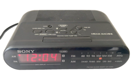Sony ICF-C243 Dream Machine AM/FM Dual Alarm Digital Clock Radio  Tested - £11.91 GBP