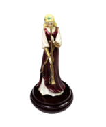 Enesco Angel Musician Holding Trumpet Horn Draped Gown Floral Garland He... - €8,61 EUR