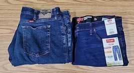 Wrangler Denim Jeans Men&#39;s Size 40 x 32 Blue Performance Series Lot of 2 U1 - $34.99