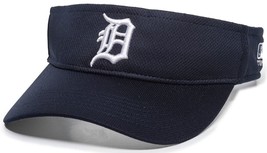 Detroit Tigers MLB OC Sports Mesh Sun Visor Golf Hat Cap Navy Blue D Logo Men&#39;s - £13.66 GBP