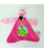 Maison Chic Plush Flamingo Pink Lovey Pacifier Holder Baby Security Blan... - $479.62 MXN