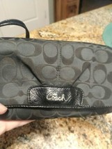 Coach Legacy Signature Wallet Wristlet Small Purse Adjustable Black - $44.55