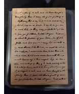 Large Script Background by Dawn Houser for Inkadinkado 8347Y  french wri... - $27.32 CAD